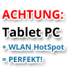 Tablet PC mit WLAN HotSpot verbinden