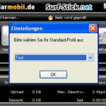 Nach dem Neustart wählen Sie ein Standardprofil aus und bestätigen dieses mit OK. Fertig!