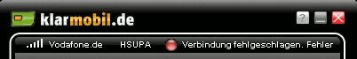 Klarmobil Surfstick - Verbindung fehlgeschlagen (Fehler 619) Klarmobil Surfstick - Verbindung fehlgeschlagen (Fehler 619)