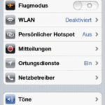 Unter Einstellungen und Persönlicher Hotspot kommen Sie ans Ziel