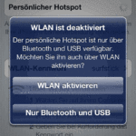 WLAN muss auch aktiviert sein, damit es funktioniert